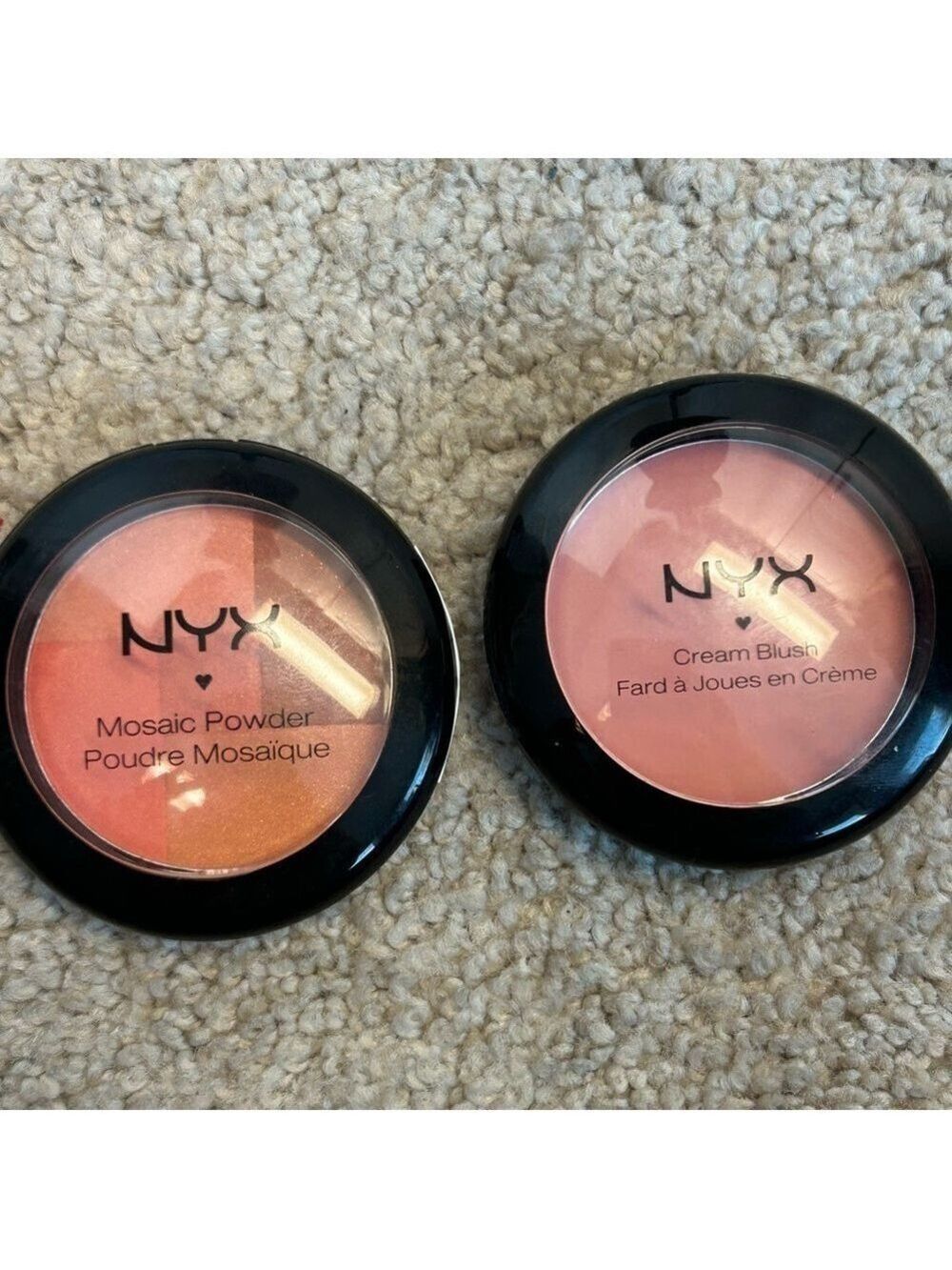 NYX mosaic/cream blush duo natural CB02 Love MPB10 brand new never used